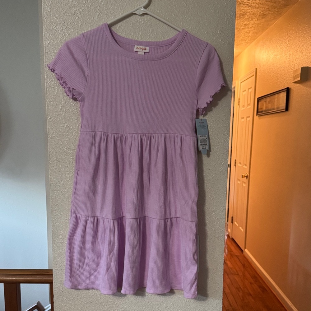 Cat & Jack Lilac Tiered Dress
